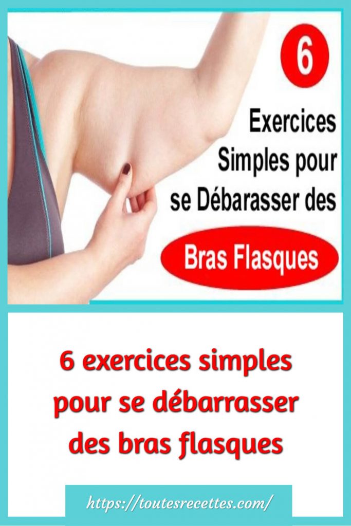 6 exercices simples pour se débarrasser des bras flasques – Toutes Recettes