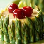 Charlotte au saumon et aux asperges vertes