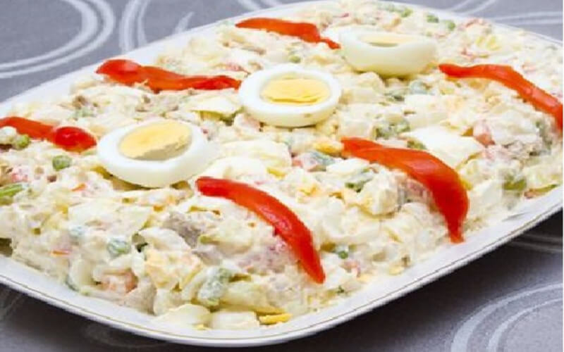 Ensaladilla (salade de pommes de terre à l'espagnole)