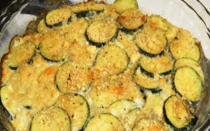 Gratin de courgettes au fromage de chèvre