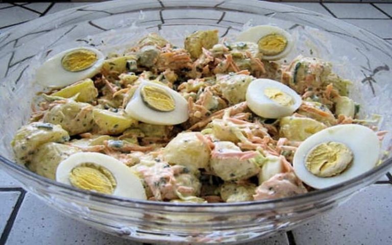 Salade de pommes de terre à la crème fraîche