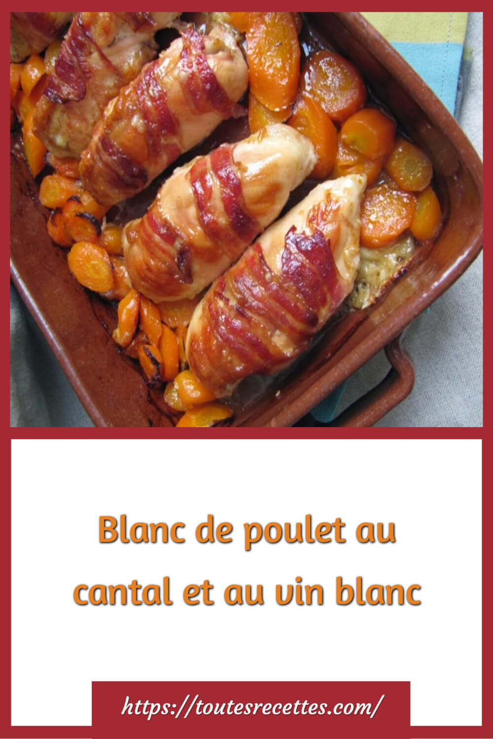 Blanc de poulet au cantal et au vin blanc – Toutes Recettes