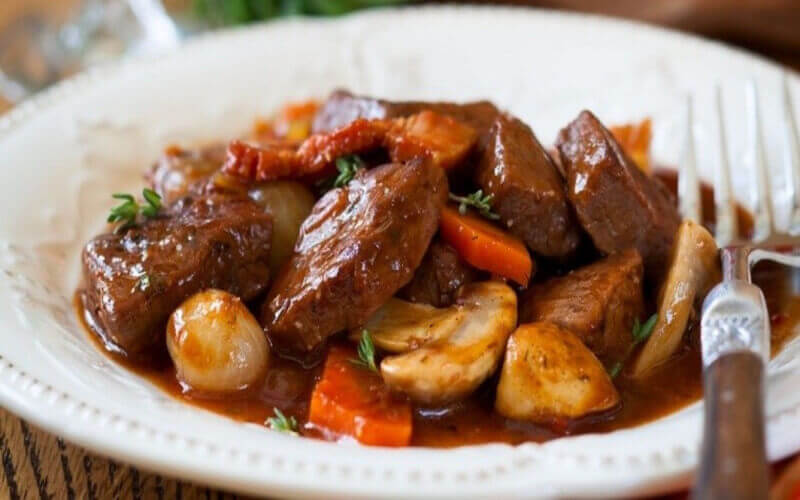 Bœuf Bourguignon recette traditionnelle