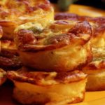 Bouchées aux poireaux et parmesan apéritif parfait