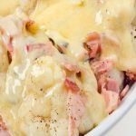 Chou-fleur au bacon et au chèvre