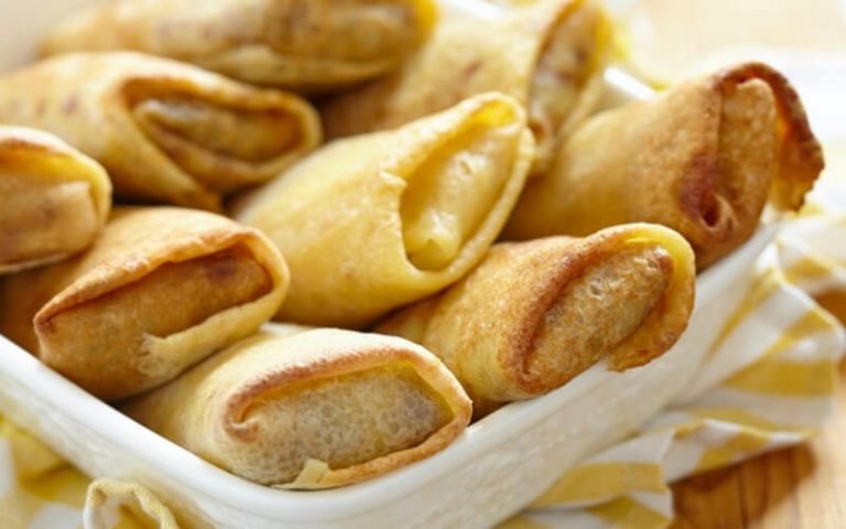 Crêpes farcies au jambon et au poireau à la Béchamel