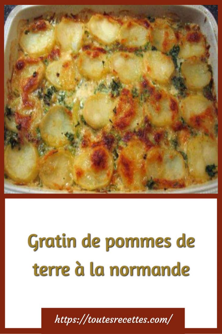 Gratin de pommes de terre à la normande – Toutes Recettes