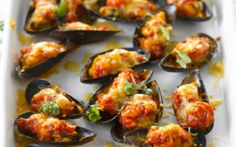 Moules farcies au pain de mie et œufs