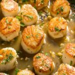 Noix de Saint Jacques poêlées et caramélisées aux agrumes