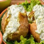 Pommes de terre à la Crème à la ciboulette au four