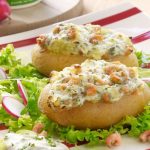 Pommes de terre farcies aux crevettes