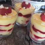 Tiramisu au chocolat blanc et aux framboises