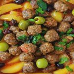 Tajine aux boulettes de viande et pommes de terre