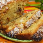 Cake aux Pêches et aux Amandes à la vanille