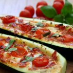 Courgettes farcies à la mozzarella façon pizza
