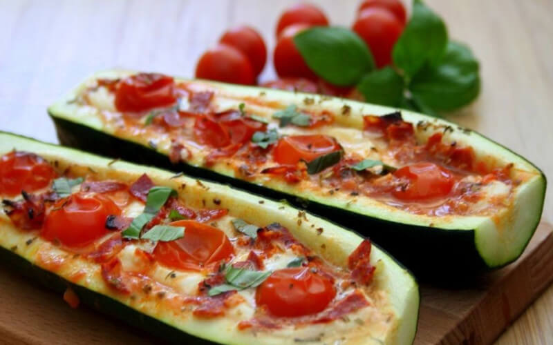 Courgettes farcies à la mozzarella façon pizza – Toutes Recettes