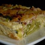 Flan de courgettes au jambon