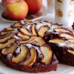 Gâteau au yaourt pommes et chocolat