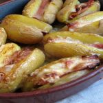 Jacket potatoes au jambon et au Maroilles