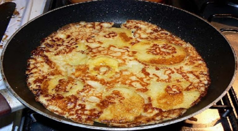 Crêpe Alsacienne épaisse aux pommes
