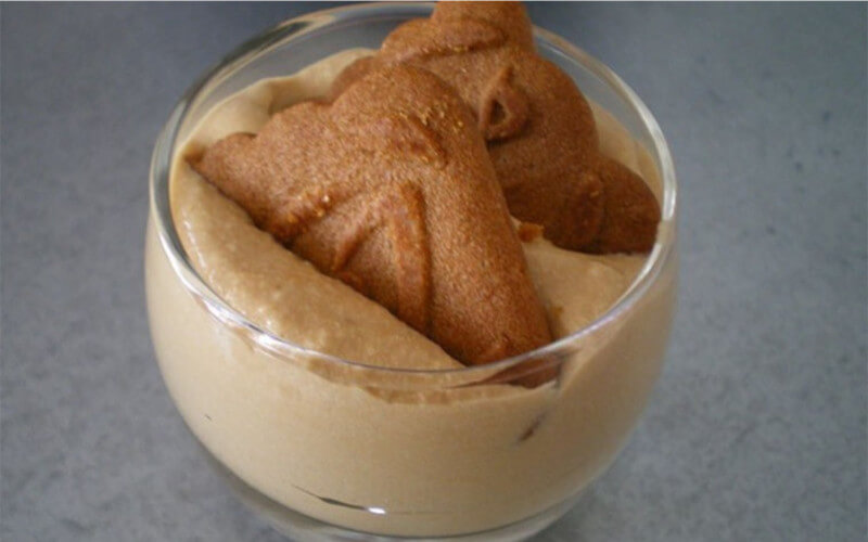 Mousse aux spéculoos en verrines