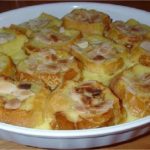 Pain perdu gratiné au four simple et gourmand