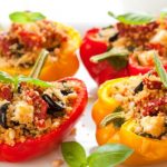 Poivrons farcis au couscous un plat original