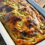 Terrine de courgettes au gruyère râpé