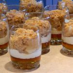 Verrines aux pommes confites à l’érable