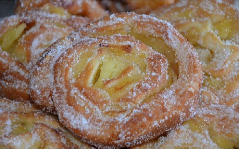 beignets escargots aux pommes moelleux