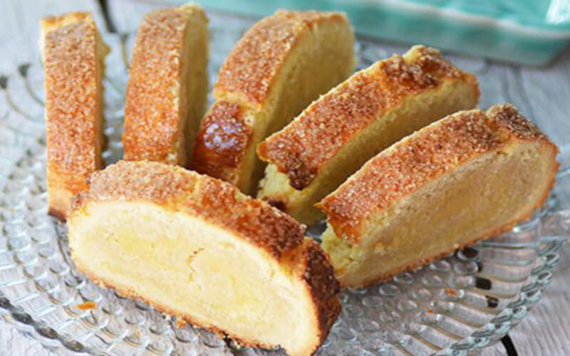 Gâteau roulé aux amandes simple et bon