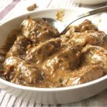 Joues de porc mijotées au cidre