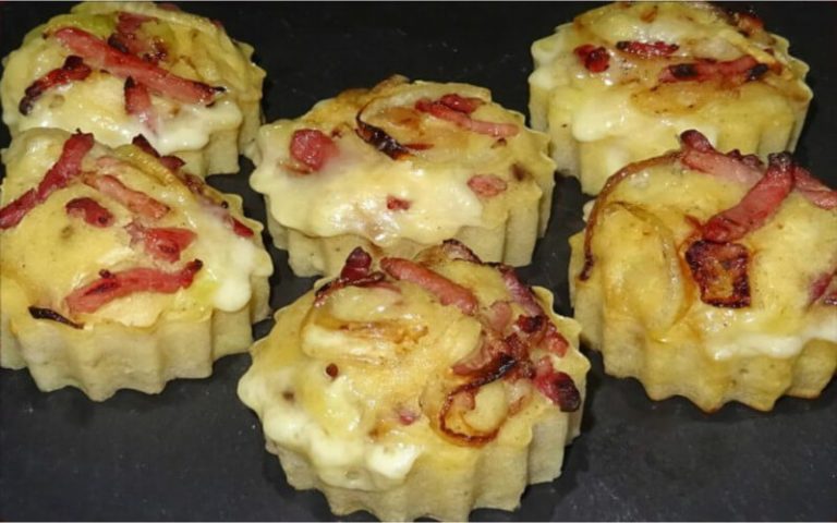 Muffins salés oignon reblochon moelleux