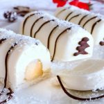 Bûche de Noël ananas noix de coco