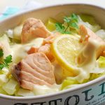 Blanquette au saumon et poireaux