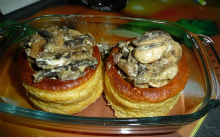 Bouchées à la Reine aux champignons sauce foie gras – Toutes Recettes