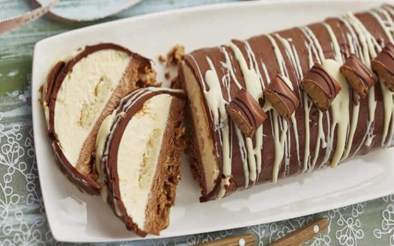 Bûche de Noël au Kinder Bueno