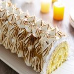 Bûche de Noël façon tarte citron meringuée