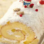 Bûche de noël ananas coco ultra moelleuse