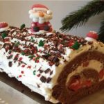 Bûche de noël façon forêt noire