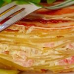 Cake de pommes de terre à la crème de camembert