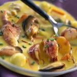 Cassolette de fruits de mer au safran