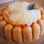 Charlotte express poire-caramel Dessert léger