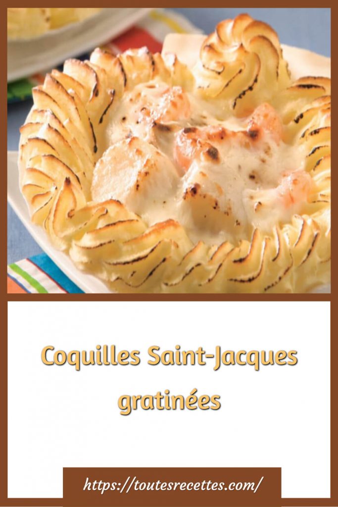 Comment préparer les Coquilles Saint-Jacques gratinées