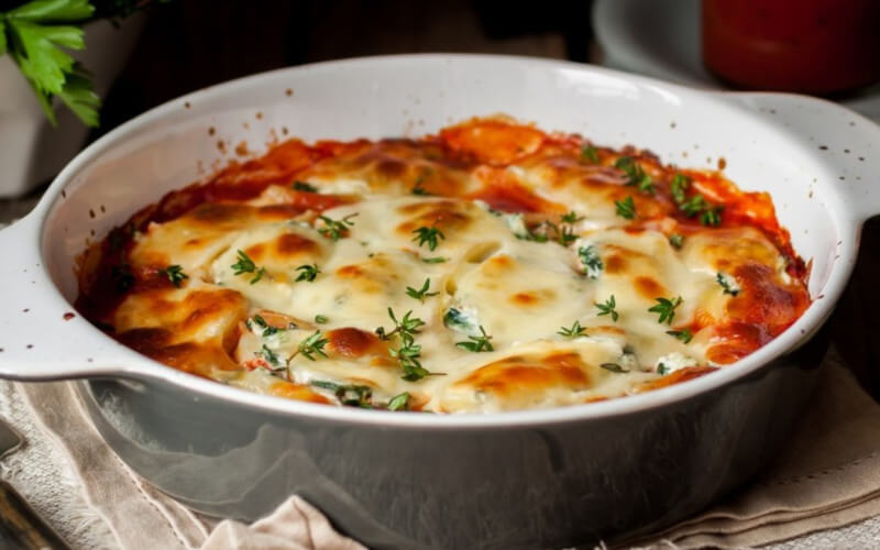 Gratin de courgettes sain léger et équilibré