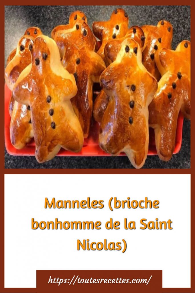 Comment préparer les Manneles (brioche bonhomme de la Saint Nicolas)