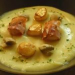 Noix de Saint-Jacques à la Crème de panais
