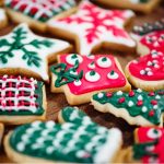 Sablés de Noël jolies formes colorés