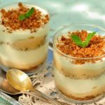 Verrines de poires, mascarpone et fromage blanc