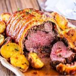Bœuf Wellington et ses pommes de terre rôties